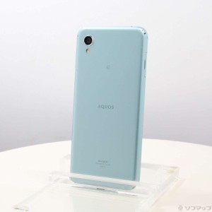 (中古)SHARP AQUOS sense2 かんたん 32GB ミントグリーン SHV43 auロック解除SIMフリー(258-ud)