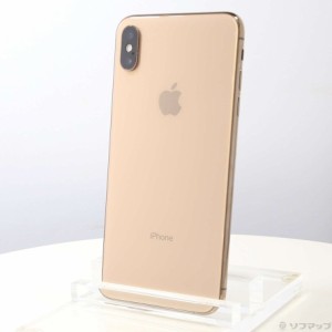 (中古)Apple iPhoneXS Max 64GB ゴールド MT6T2J/A SIMフリー(262-ud)