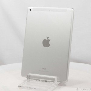 (中古)Apple iPad 第6世代 32GB シルバー MR6P2J/A auロック解除SIMフリー(348-ud)