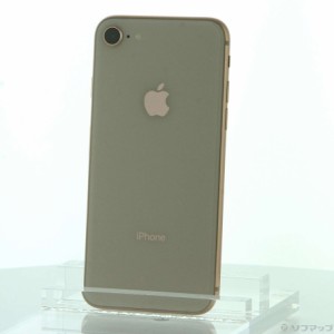 (中古)Apple iPhone8 64GB ゴールド MQ7A2J/A SIMフリー(198-ud)