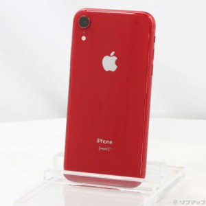 (中古)Apple iPhoneXR 64GB プロダクトレッド MT062J/A SIMフリー(258-ud)