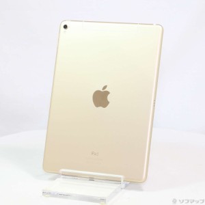 (中古)Apple iPad Pro 9.7インチ 32GB ゴールド MLPY2J/A auロック解除SIMフリー(297-ud)