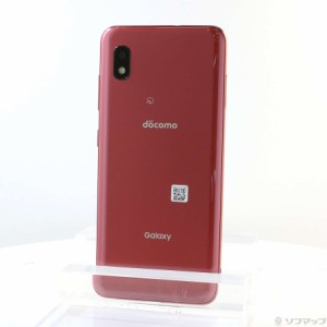 (中古)GALAXY GALAXY A21 64GB レッド SC-42A docomoロック解除SIMフリー(305-ud)