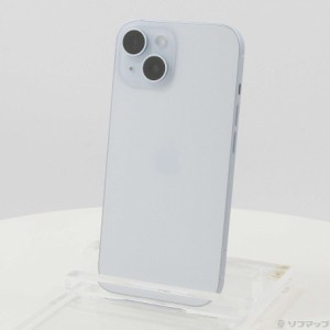 (中古)Apple iPhone15 256GB ブルー MTMR3J/A SIMフリー(276-ud)