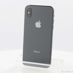 (中古)Apple iPhoneX 64GB スペースグレイ NQAX2J/A SoftBank(262-ud)