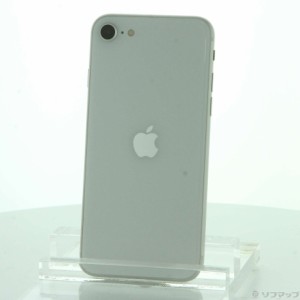 (中古)Apple iPhone SE 第2世代 128GB ホワイト MXD12J/A SIMフリー(348-ud)