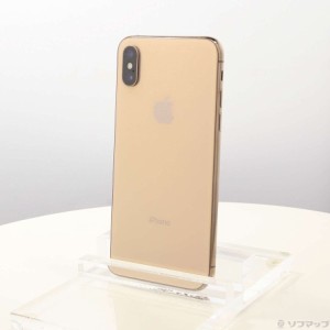 (中古)Apple iPhoneXS 256GB ゴールド MTE22J/A SIMフリー(348-ud)