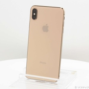 (中古)Apple iPhoneXS Max 64GB ゴールド MT6T2J/A SIMフリー(262-ud)