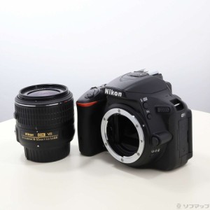 (中古)Nikon NIKON D5500 18-55 VRII レンズキット ブラック(297-ud)