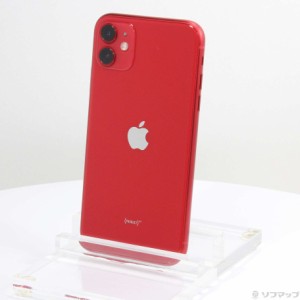 (中古)Apple iPhone11 64GB プロダクトレッド MHDD3J/A SIMフリー(377-ud)