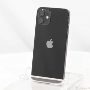 (中古)Apple iPhone12 64GB ブラック MGHN3J/A SIMフリー(297-ud)