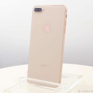 (中古)Apple iPhone8 Plus 64GB ゴールド NQ9M2J/A au(258-ud)