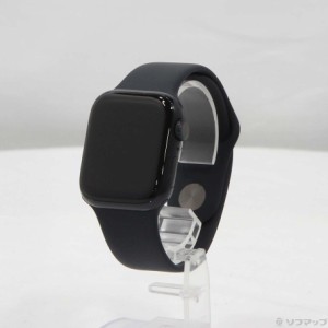 (中古)Apple Apple Watch Series 8 GPS 41mm ミッドナイトアルミニウムケース ミッドナイトスポーツバンド(344-ud)
