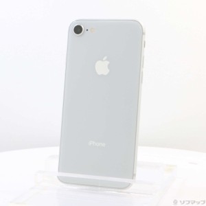 (中古)Apple iPhone8 64GB シルバー MQ792J/A SIMフリー(258-ud)