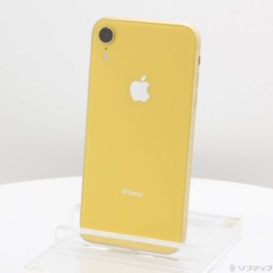 (中古)Apple iPhoneXR 64GB イエロー MT082J/A SIMフリー(297-ud)