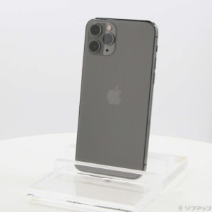 (中古)Apple iPhone11 Pro 512GB スペースグレイ MWCD2J/A SIMフリー(258-ud)