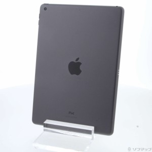 (中古)Apple iPad 第7世代 32GB スペースグレイ MW742J/A Wi-Fi(348-ud)
