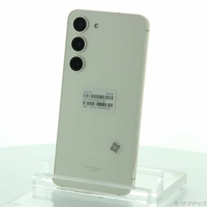 (中古)SAMSUNG Galaxy S23 256GB クリーム SCG19 auロック解除SIMフリー(196-ud)