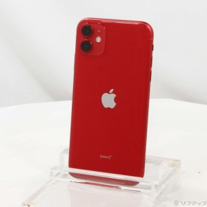(中古)Apple iPhone11 64GB プロダクトレッド MHDD3J/A SIMフリー(258-ud)