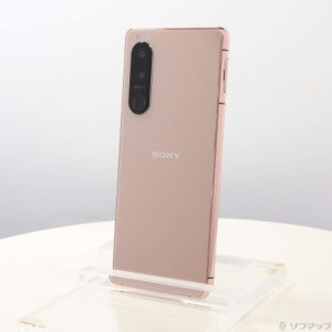 (中古)SONY Xperia 5 III 128GB ピンク SOG05 auロック解除SIMフリー(258-ud)