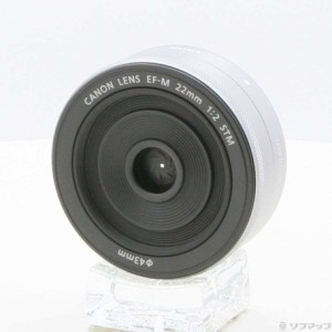 (中古)Canon (展示品) EF-M 22mm F2 STM シルバー (レンズ)(CANON Mマウント)(344-ud)