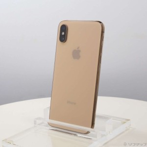 (中古)Apple iPhoneXS 64GB ゴールド MTAY2J/A SIMフリー(384-ud)