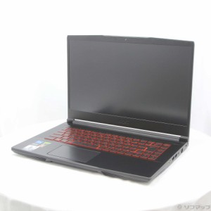 (中古)MSI (展示品) Thin GF63 12U THIN-GF6312UC3050JP ブラック(295-ud)