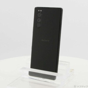 (中古)SONY Xperia 5 64GB ブラック SOV41 auロック解除SIMフリー(305-ud)