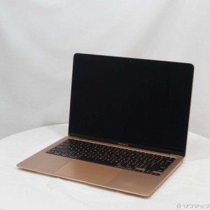 (中古)Apple MacBook Air 13.3-inch Late 2020 MGND3J/A Apple M1 8コアCPU_7コアGPU 8GB SSD256GB ゴールド (12.6 Monterey)(262-ud)