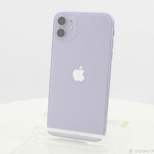 (中古)Apple iPhone11 64GB パープル MHDF3J/A SIMフリー(348-ud)