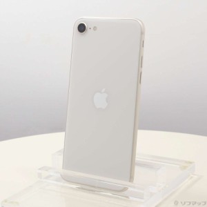 (中古)Apple iPhone SE 第3世代 128GB スターライト MMYG3J/A SIMフリー(252-ud)
