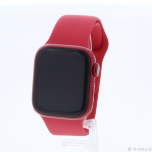 (中古)Apple Apple Watch Series 7 GPS 41mm (PRODUCT)REDアルミニウムケース (PRODUCT)REDスポーツバンド(352-ud)