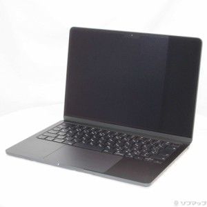 (中古)MacBook Air 13.6-inch Mid 2022 MLY33J/A M2 8コアCPU_8コアGPU 16GB SSD256GB ミッドナイト (12.6 Monterey)(258-ud)