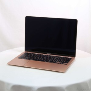 (中古)Apple MacBook Air 13.3-inch Late 2020 MGND3J/A Apple M1 8コアCPU_7コアGPU 8GB SSD256GB ゴールド (12.6 Monterey)(348-ud)