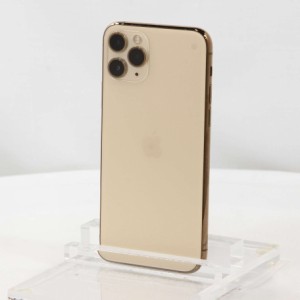 (中古)Apple iPhone11 Pro 64GB ゴールド MWC52J/A SIMフリー(368-ud)