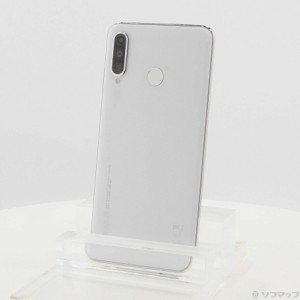 (中古)HUAWEI HUAWEI P30 lite 64GB パールホワイト MAR-LX2J SIMフリー(377-ud)