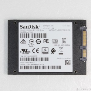 (中古)SanDisk SDSSDA-2T00-J26(262-ud)