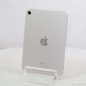 (中古)Apple iPad mini 第6世代 64GB スターライト MK7P3J/A Wi-Fi(384-ud)