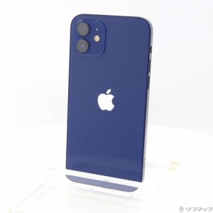 (中古)Apple iPhone12 64GB ブルー MGHR3J/A SIMフリー(262-ud)