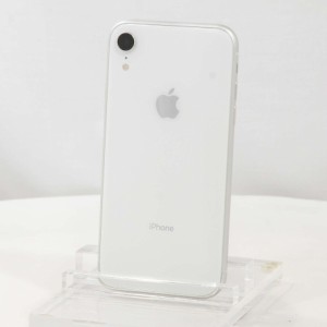 (中古)Apple iPhoneXR 64GB ホワイト NT032J/A SIMフリー(247-ud)