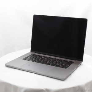 (中古)MacBook Pro 16.2-inch Late 2021 MK183J/A M1 Pro 10コアCPU_16コアGPU 16GB SSD512GB スペースグレイ (12.6 Monterey)(297-ud)