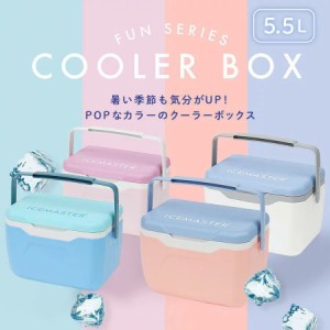 クーラーボックス 容量約5.5L 小型 クーラーBOX 保冷剤付き 保冷 保存 BBQ 密閉 長時間 クーラーバッグ クーラーバスケット ピクニック 