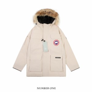 CANADA GOOSE カナダコート、フード付きダウンジャケット、90％ピュアダックダウン