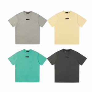 FOG ESSENTIALS/エッセンシャルズ新作フロント＆バック・スモールレザーロゴ・ラウンドネック半袖Tシャツ