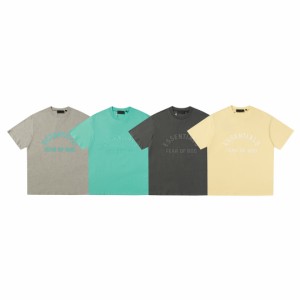 FOG ESSENTIALS/エッセンシャルズニューオフセット・レタープリント・ラウンドネック半袖Tシャツ
