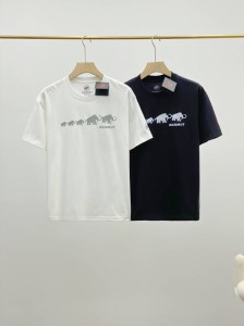 マムート（MAMMUT）メンズスポーツ通気性ストレッチTシャツ快適なソフトカジュアルクラシックプリント半袖