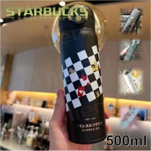 2023 スターバックス starbucks 水筒 魔法瓶 ステンレスボトル 桜 水筒 500ml 保冷保温 魔法瓶 男女兼用 直飲み プレゼント お祝い