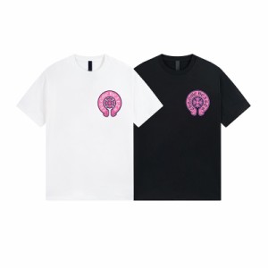 Chrome Hearts クロムハーツグラフィティプリントコットン半袖男女兼用Tシャツ