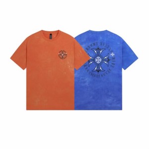 Chrome Hearts クロムハーツプリントコットン半袖ユニセックスTシャツ