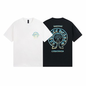 Chrome Hearts クロムハーツ梵字プリントコットン半袖ユニセックス